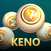 Keno number board icon art